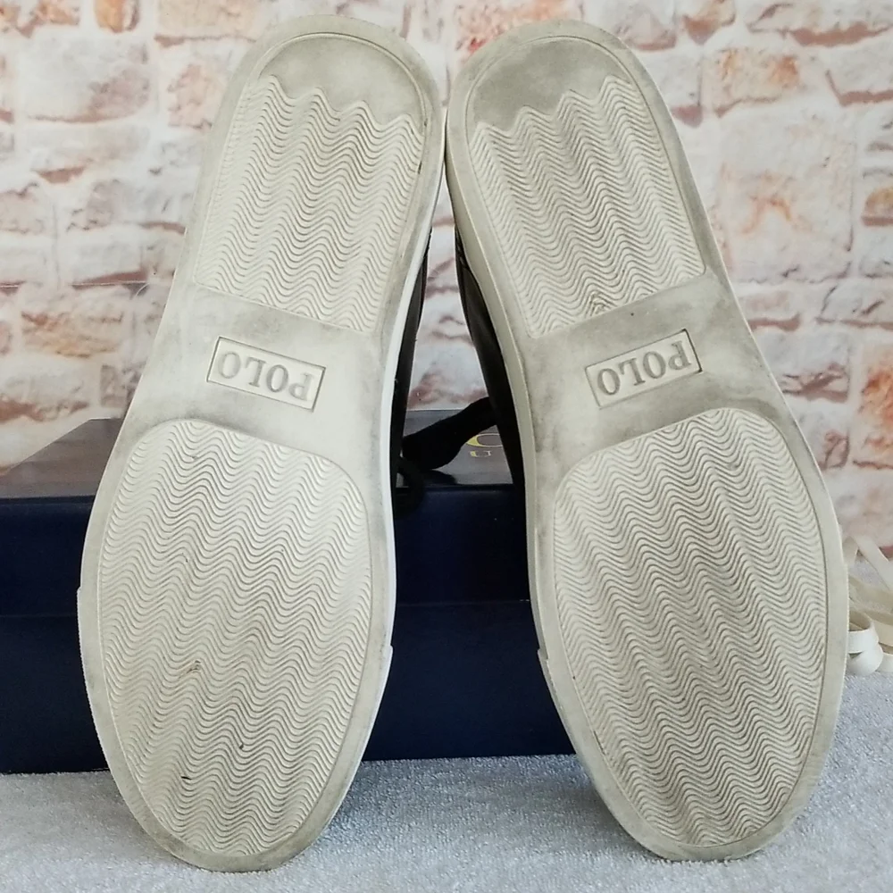 Polo Ralph Lauren Jetson Leather Sneakers